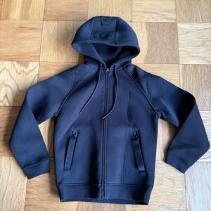 Alexander Wang x H&M Men Black Neoprene Hoodie, Size XS, EUC